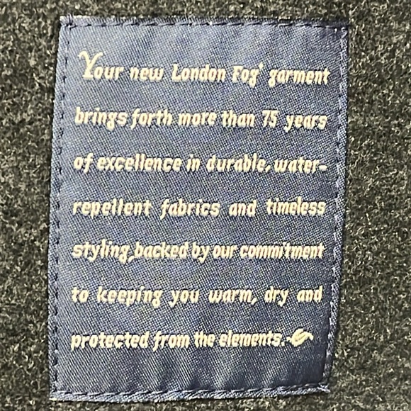 London Fog Men Lined Windbreaker Jacket Full Zip Size X-Large Regular Pre Owned - Picture 8 of 13